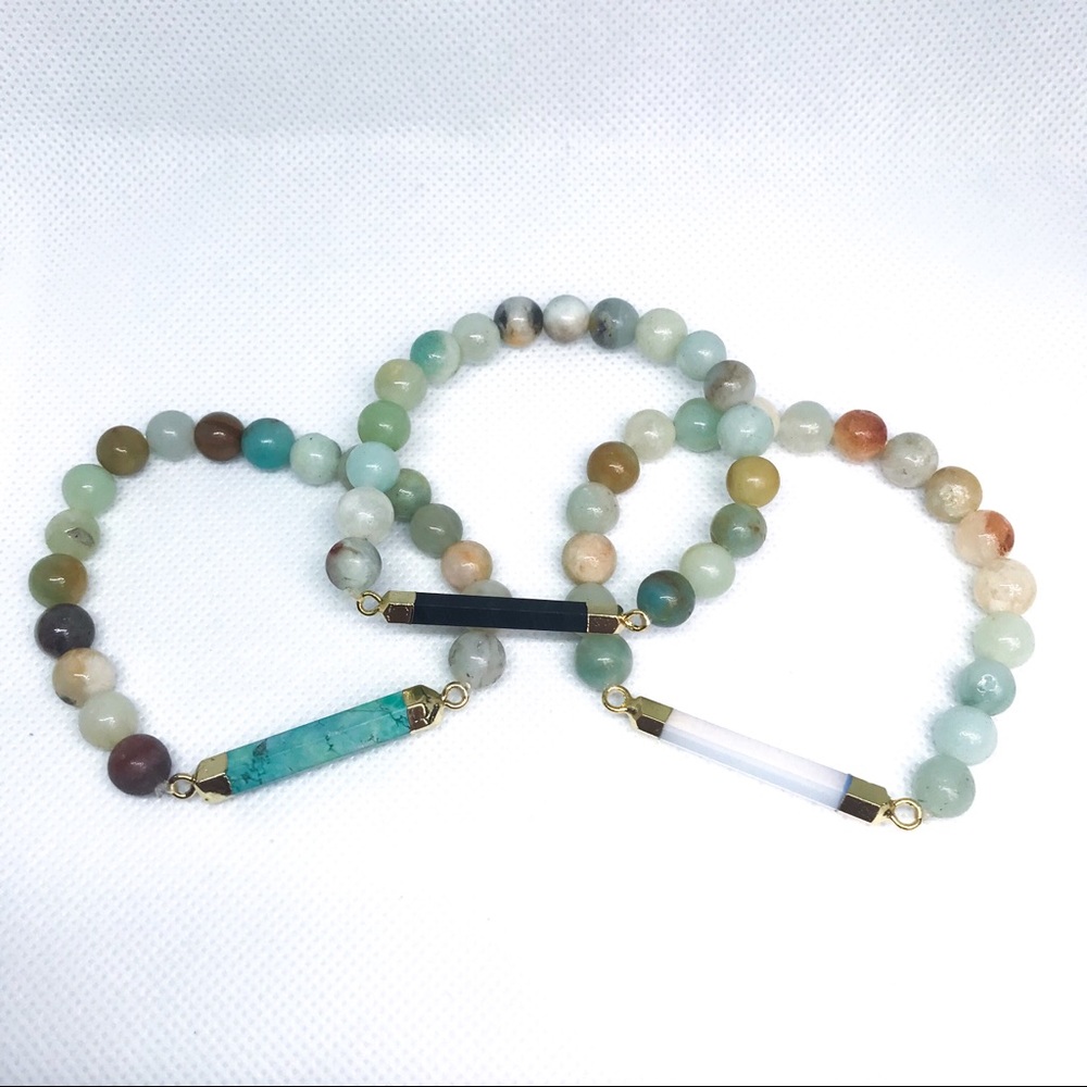 Amazonite Stretch Bracelets